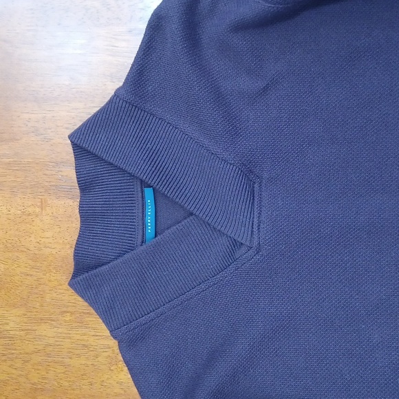 Mens Perry Ellis Maroon V-Neck Sweater Medium - Picture 2 of 8